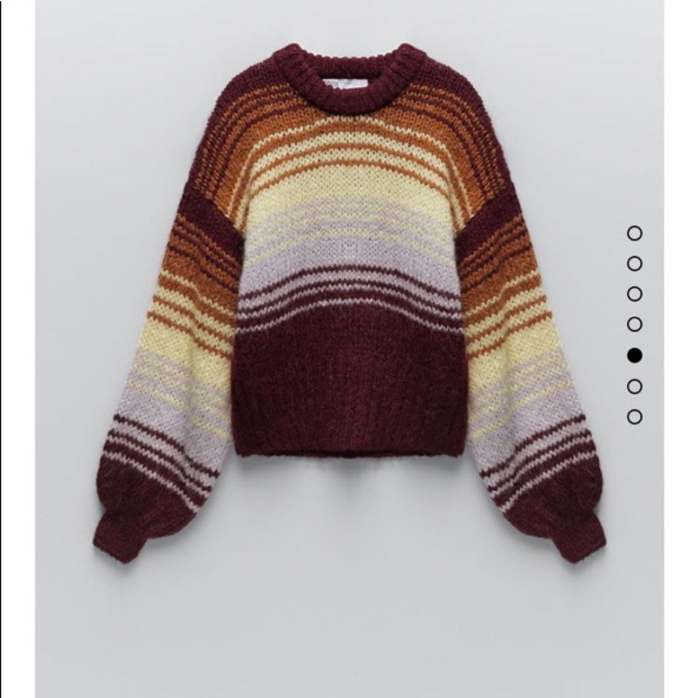 STRIPED KNIT SWEATER